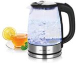 Emerio Wasserkocher – Glas & Kunststoff, BPA-frei, 1–1,7 L, LED-Beleuchtung, 900–2200 W – Bild 6