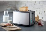 WMF Stelio Wasserkocher Edelstahl 1,7l, elektrischer Wasserkocher mit Kalkfilter, 2400 W, Wasserstandsanzeige beleuchtet, edelstahl matt – Bild 6