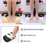 Topmener Fusstütze unter dem Schreibtisch, Ergonomisches Fusstützenkissen mit Schwamm Hoher Dichte Verbesserte Körperhaltung und Stressabbau in Büro und Haushalt – Bild 3