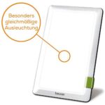 Beurer TL 30 Tageslichtlampe, Simulation von Tageslicht, Lichtstärke ca. 10.000 Lux bei 10 cm Abstand, Medizinprodukt mit LED-Technologie, flimmer- und UV-frei – Bild 6