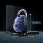 Siemens Staubsauger mit Beutel synchropower VS06B1110, Bodenstaubsauger, Hygiene-Filter, Bodendüse für Hartboden und Teppich, starke Saugleistung, langes Kabel – Bild 3
