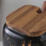 Gewürzgläser Set, 3 Stk Keramik Zuckerdose mit Deckel und Löffel für Haus und Küche, Alternative zu Gewürzständer und Gewürzregal für Küche und Esstisch – Bild 6