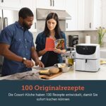 COSORI Heissluftfritteuse 5,5L XXL Friteuse Heissluft Fritteusen Air Fryer mit Digitalem LED-Touchscreen, 13 Programmen, Vorheizen & Warmhalten, 100 Rezepte auf Deutsch, ohne Öl, 1700W – Bild 6