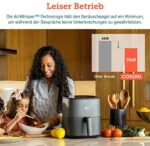 COSORI Heissluftfritteuse XXL 4,7L kompakt Heissluftfriteuse mit Digitales Touchscreen und 9 Programmen, Ohne ÖL Fritteuse, biz zu 230 Grad, Airfryer für 2-4 Personen mit Rezeptbuch auf Deutsch,1500W – Bild 7