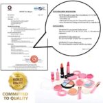 Balnore Kinderschminke Set Mädchen 21 Stück Waschbar Schminke Kinder Schminkkoffer Kosmetikset Mädchen Kinder Makeup Set Rollenspiel Spielzeug Geschenk ab 3 4 5 Jahre – Bild 6