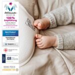 Babykissen Plagiozephalie, abnehmbar (mit Zwei Kissenbezügen), hilft EIN Plattkopfsyndrom vorzubeugen und zu behandeln, Aus Memory Foam, Registriertes Design KBC® – Bild 2