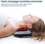 Rückenmassagegerät, Nackenmassagegerät, Massagekissen mit Wärme, Geschenke für Papa Mama Muskelschmerzlinderung, Geschenke für Männer, Frauen – Bild 2