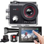 AKASO Action Cam 4K 20MP WiFi 40M Unterwasserkamera Wasserdicht Ultra HD Touchscreen Einstellbar Weitwinkel EIS Actioncam mit 2.4G Fernbedienung und 25 Zubehör Kit - EK7000 Pro – Bild 8