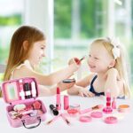 Balnore Kinderschminke Set Mädchen 21 Stück Waschbar Schminke Kinder Schminkkoffer Kosmetikset Mädchen Kinder Makeup Set Rollenspiel Spielzeug Geschenk ab 3 4 5 Jahre – Bild 5