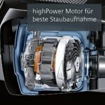 Siemens Staubsauger mit Beutel synchropower VS06B1110, Bodenstaubsauger, Hygiene-Filter, Bodendüse für Hartboden und Teppich, starke Saugleistung, langes Kabel – Bild 5
