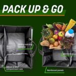 Drive Auto Products Kofferraum Organizer - Praktische Kofferraumtasche mit Fächern - Einkaufskorb, Aufbewahrungsbox für Auto Zubehör – Bild 5