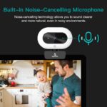 NexiGo StreamCam N930E mit Software, 1080P Webcam mit Ringlicht und Sichtschutz, Auto Fokus, Plug and Play, Webkamera für Online Lernen, Zoom Meeting Skype Teams, PC Mac Laptop Desktop – Bild 6