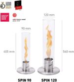 Höfats, Tischkamin für Indoor und Outdoor, Tischfeuer, Windlicht, Gartenfackel und Bioethanolkamin aus Edelstahl – Bild 2