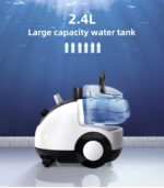 TICWELL Dampfglätter, 4 Stufen Schnelles Aufheizen Dauerdampf 2.4L Professioneller Dampfbürste Dampfbügeleisen, Selbstreinigungsfunktion, Bügel Steamer Bekleidungsdampfer mit 2,4 l Wassertank – Bild 3