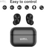 Umi Kopfhörer W5s Bluetooth 5.2 IPX7 Kabellose In-Ear-Kopfhörer für iPhone Samsung, Huawei mit Patentiertem Intelligenten Metall-Ladeetui – Bild 2