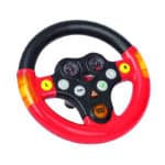 BIG 800056459 Multi Sound Wheel Lenkrad mit Verkehrssounds, für Bobby Cars ab dem Baujahr 2010, sowie für BIG Traktoren, Spielzeuglenkrad für Kinder ab 1 Jahr