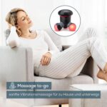 Beurer MG 18 Mini-Massagegerät – Elektrische Vibrationsmassage für Rücken, Nacken & mehr, tragbar mit LED, schwarz
