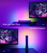 Govee Smart LED Lightbar, WiFi RGBIC TV Hintergrundbeleuchtung mit Kamera, Gaming Lampe Sync mit Musik, funktioniert mit Alexa und Google Assistant, Play Light Bar für 27-45 Zoll Fernseher PC – Bild 9