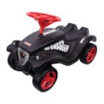 BIG Bobby Car Classic Fulda, Kinderfahrzeug mit Aufklebern im Fulda Design, für Mädchen und Jungen, belastbar bis zu 50 kg, Rutschfahrzeug für Kinder ab 1 Jahr, schwarz