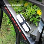CYCPLUS Luftpumpe I50PSI Elektrischer Kompressor Tragbar Fahrradpumpe Mini Reifenpumpe mit Digital LCD LED Licht Wiederaufladbarer Li-ionen 12V für alle Fahrräder als Taschenlampe und Powerbank – Bild 5