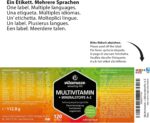 Multivitamin Kapseln hochdosiert, 23 wertvolle Vitamine A-Z &Mineralien, 120 vegetarische Kapseln für 4 Monate, Vitamine, Mineralstoffe & Spurenelemente optimal kombiniert – Bild 2