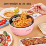 Vocha Elektrische Pfanne, 1,5 L Hot Pot Kleine - Dual Power – Bild 4