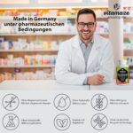 Multivitamin Kapseln hochdosiert, 23 wertvolle Vitamine A-Z &Mineralien, 120 vegetarische Kapseln für 4 Monate, Vitamine, Mineralstoffe & Spurenelemente optimal kombiniert – Bild 7