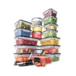 Chef's Path, Vorratsdosen Set aus 16 Frischhaltedosen mit Deckel, Ideal als Vorratsbehälter, Aufbewahrungsbox Küche, Vorratsbehälter, Vorratsdose, Aufbewahrung Küche Aufbewahrung & Organisation