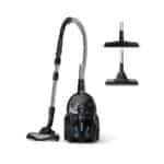 Philips FC9741/09 beutelloser Staubsauger PowerPro Expert (TriActive Standard-Düse, 900 W, 2 L Staubvolumen, integriertes Zubehör) schwarz