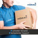 kör4u® Premium Antivibrationsmatte | 60x60x1 cm | geeignet als Waschmaschinenunterlage, Schallschutzmatte, Gummimatte, Schwingungsdämpfer - zuschneidbar | made in Germany – Bild 9
