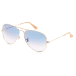 Blau (Gestell: Gold Glas: Hellblau Verlauf 001/3f)