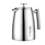 720°DGREE Edelstahl French Press “Sunrise“ - 1Liter - BPA-Frei - Kaffeebereiter, Pressstempelkanne, Pressfilterkanne mit permanent Filter - Elegante Kaffeekanne für 4-8 Tassen perfekten Kaffeegenuss