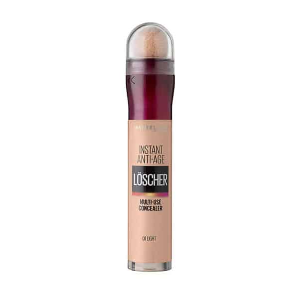 Maybelline New York Abdeckstift, Instant Anti-Age Effekt Concealer, Löscher mit Mikro-Lösch-Applikator, Nr. 01 Light, 6,8 ml