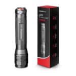 Extrem Hell LED Taschenlampe S3000, PUAIDA 3000 Lumen Taschenlampe mit 3 Modi und Lange Arbeitzeit, IP67 Wasserdicht Zoombar für Outdoor, Wandern, Camping