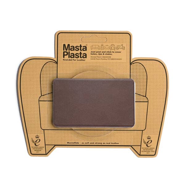 Reparaturflicken selbstklebend Premium - MastaPlasta Leder, Erste Hilfe für Sofas, Autositze, Handtaschen, Jacken