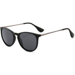 SUNGAIT Vintage Runde Sonnenbrille für Damen Herren Klassischer Retro Designer Stil