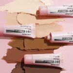 Maybelline New York 4-in-1 Make Up mit Concealer, BB Cream, Puder und Primer, für einen perfektionierten Teint, Foundation mit leichter Deckkraft, Instant Perfector Matte – Bild 4