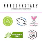 NeedCrystals Mikrodermabrasion Kristalle, Gesicht Peeling, Natürliches gesichtspeeling für stumpfe – Bild 7