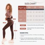 SINOPHANT Hochtaillierte Leggings für Damen - Angenehm Weiche Elastische, Dehnbare Sport- und Yogahosen – Bild 6
