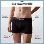 Snocks Boxershorts Herren Bio Baumwolle (6er Pack) Keine Löcher Dank Anti Loch Garantie (Gr. S - 4XL) – Bild 5