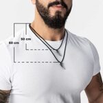 SERASAR, Leder Halskette für Herren mit Anhänger [Wolf], Mit Schmuckschachtel, Geschenkidee für Männer – Bild 4