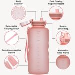 Hydracy Trinkflasche – BPA-frei, mit Zeitmarkierung & auslaufsicher – Bild 3
