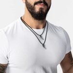 SERASAR, Leder Halskette für Herren mit Anhänger [Wolf], Mit Schmuckschachtel, Geschenkidee für Männer – Bild 8