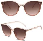 SOJOS Klassisch Retro Runde Sonnenbrille Damen Herren Gross Brille – Bild 3