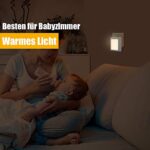 Nachtlicht Steckdose mit Dämmerungssensor, Emotionlite 2 Stück Helligkeit Stufenlos Einstellbar Sehr gut für Kinderzimmer, Treppenaufgang, Schlafzimmer, Küche, Orientierungslicht, WarmWeiss – Bild 5
