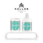 Kallos KJMN Creme mit Keratin & Milchproteinen - Für trockenes, brüchiges Haar , 1000 ml – Bild 3