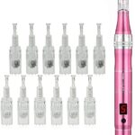 TBPHP M1 dermapen titanium Mikro-Nadelrolle Pen 0-2,0mm mit LCD