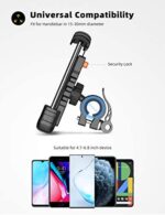 Lamicall Handyhalterung Fahrrad, Handyhalter Motorrad - Universal 360 Drehung Outdoor Fahrrad Halter für iPhone 13 Pro, 12 Pro Max Mini, 11 Pro Max, Xs Max, XR, X, 8, 7, 6S, Samsung S10 S9, Smartphone – Bild 6