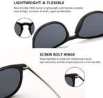 SUNGAIT Vintage Runde Sonnenbrille für Damen Herren Klassischer Retro Designer Stil – Bild 4