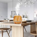 Diffuserlove Luftbefeuchter 550ML diffuser Aroma diffuser Trag usor Cool Mist Humidifier mit Fernbedienung,7 Farben LED und AUTO-Abschaltung Funktion,Perfekt für SPA, Massage, Yoga – Bild 2